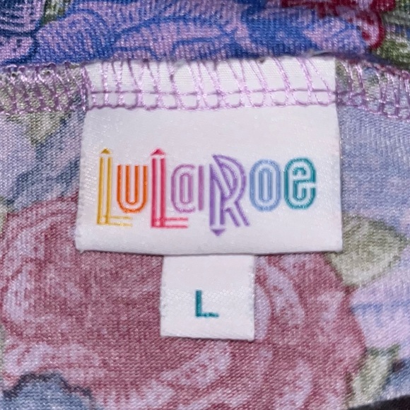 LuLaRoe size Large floral circle skirt - Picture 2 of 5